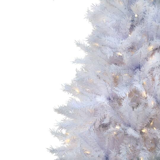 9ft. Pre-Lit White Artificial Christmas Tree